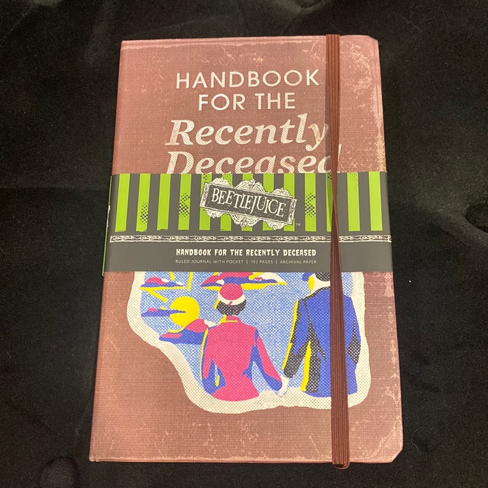 3/$40 - Beetlejuice Handbook for the Recently Deceased Journal NEW unused horror